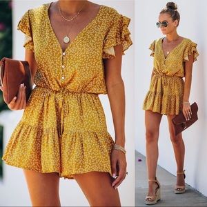 Vici dolls floral romper